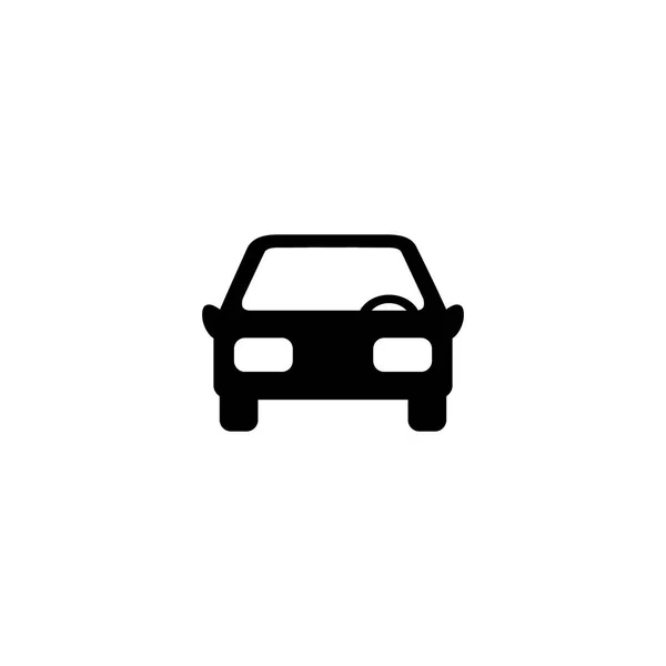 Auto front eenvoudig icoon. Vector — Stockvector