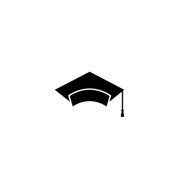 Logo icono tapa graduado. — Vector de stock