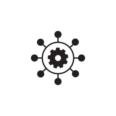 Proje yönetimi vektör simgesi. Piksel mükemmel vektör grafikleri