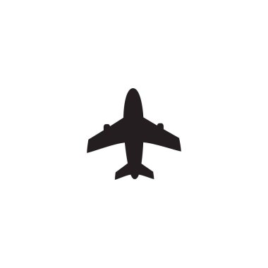 Uçak ikonu vektör illüstrasyon Logo Şablonu