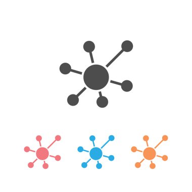 İş Ağı vektör kümesi simgesi