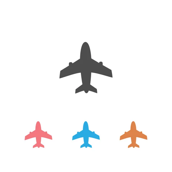 Airplane icon set vector illustration design Logo — 스톡 벡터