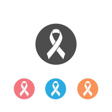 Dünya prostat kanseri farkındalık günü simgesi olan kurdele Kasım ayında belirlendi, vektör illüstrasyonu beyaz arkaplanda izole edildi. Sağlık ve destek kampanyası