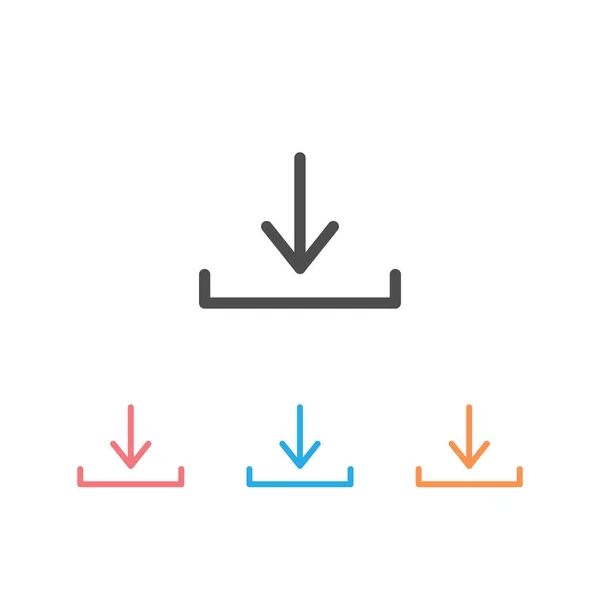 Baixar vetor conjunto de ícones. baixar gráfico vetorial — Vetor de Stock