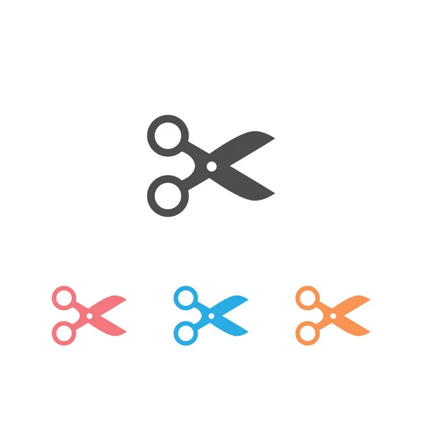 Scheren-Ikone im trendigen flachen Stil. scissors icon page symbol für Ihr Webseiten-Design. Symbolvektor Schere — Stockvektor