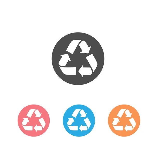 Vektor-Recycling-Symbol. Recycling-Vektor — Stockvektor