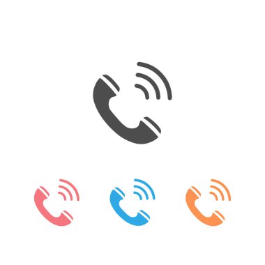 Telefon çalan simge simgesi simgesi.