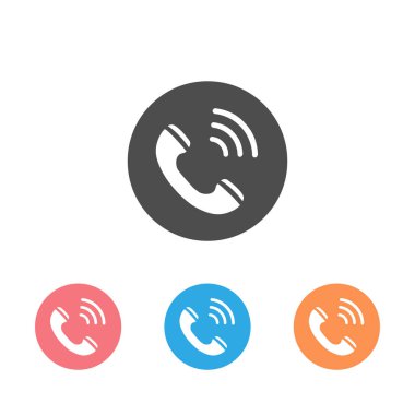Telefon çalan simge simgesi simgesi.
