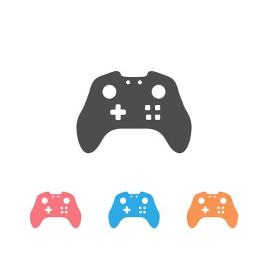 Joystick simgesi seti vektör üler