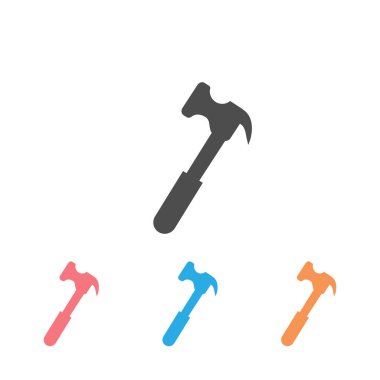 Araç simgesi beyaz arkaplan üzerine sembol vektörü ayarla