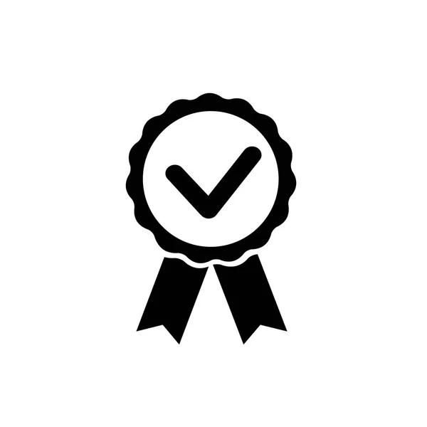 Premio, medalla, ganador, icono de vector plano victoria — Archivo Imágenes Vectoriales