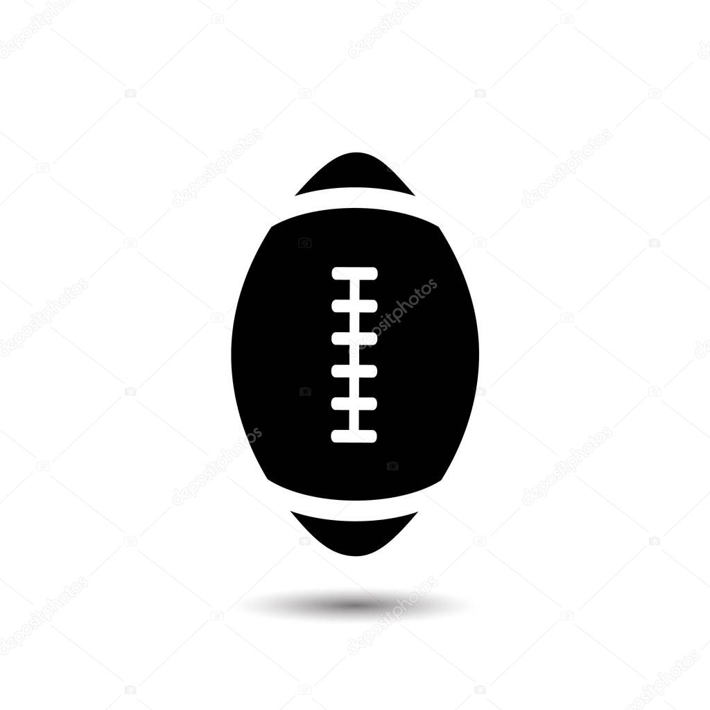 American football icon. Vector illustration
