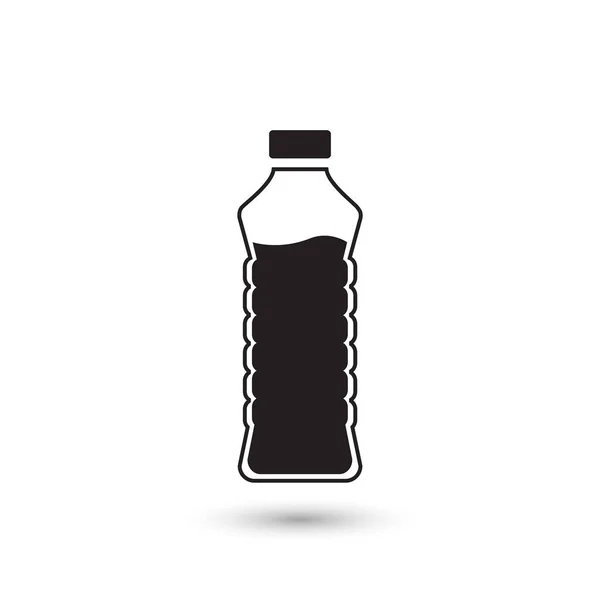 Ícone de garrafa em design moderno plana . —  Vetores de Stock