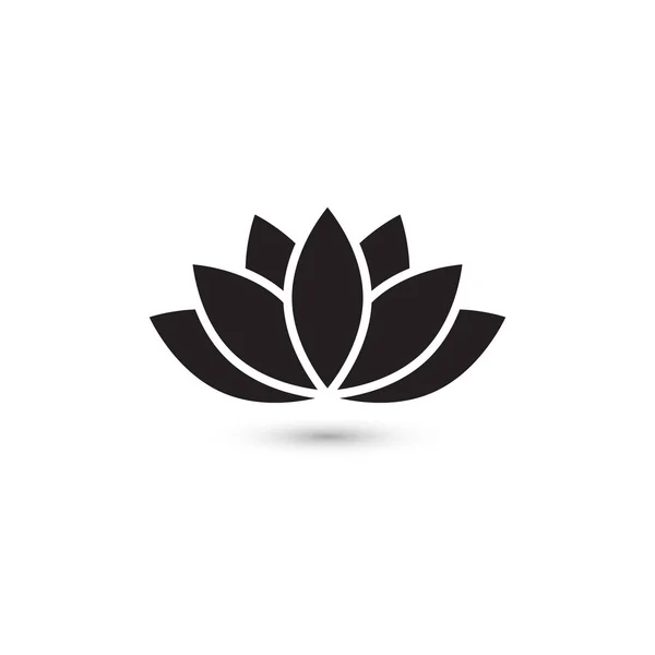 Lotus icon or Harmony icon on white. Vector — ストックベクタ