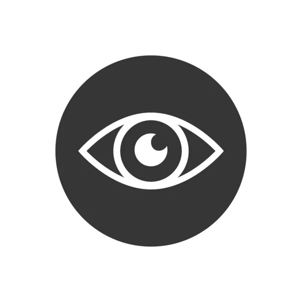 Eye icon sign. vector illustration flat style — ストックベクタ