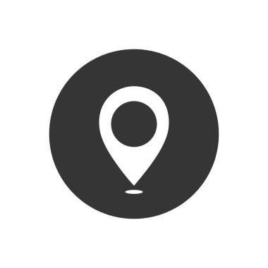 Haritalar pin. Konum haritası simgesi. Konum pini. Pin simgesi