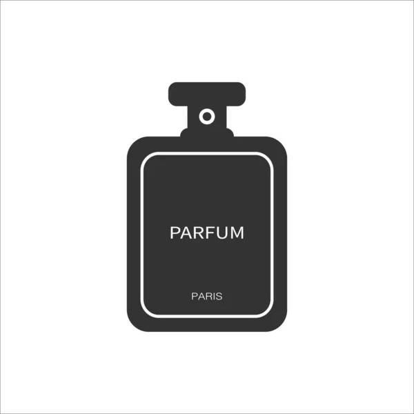 Icono de perfume, diseño plano vectorial en blanco — Archivo Imágenes Vectoriales