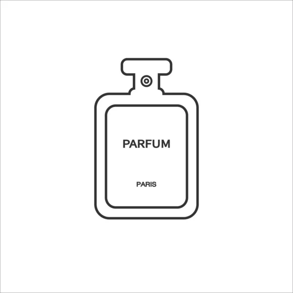 Ikona linii perfum, wektor płaski wzór na białym — Wektor stockowy