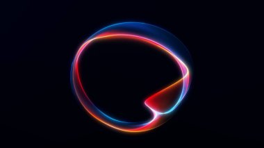 Koyu arkaplanda yumuşak gradyan ışığı olan en az parlayan küre, zarif fütüristik illüstrasyon.