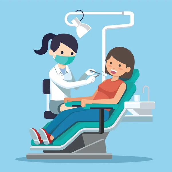 Dentist woman vector — Stock Illustration Dentist woman vector Vector Graphics
