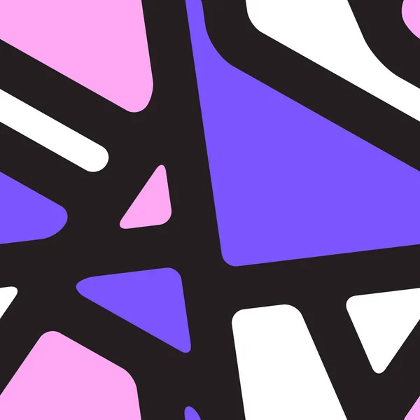 ベクトルの幾何学的なシームレス パターン ストライプの抽象的な背景 — ストックベクタ