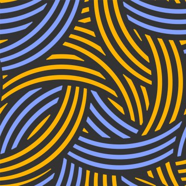 Vektör seamless modeli. Çapraz ark ile geometrik tasarım