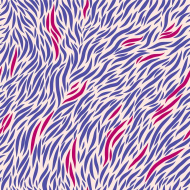 Vektör seamless modeli. Geometrik tasarım, dalgalı çizgilerle.