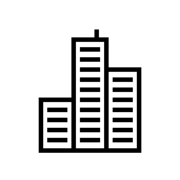 Ícone Construção Forrado Simples Ilustração Estilo Plano — Vetor de Stock