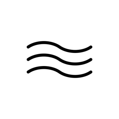 Rüzgar simgesi basit düz stil hava Kullanıcı arabirimi tasarımı için.