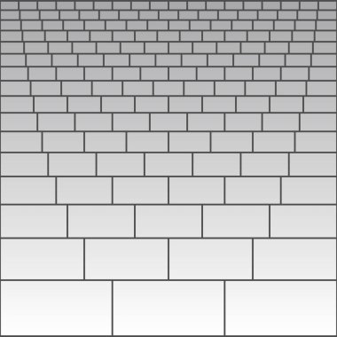Tuğla duvar desen arka plan düz vektör çizim.