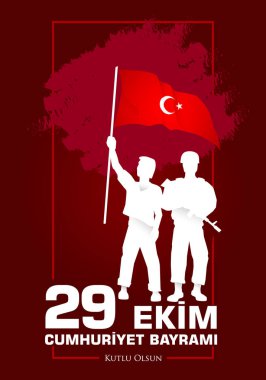 29 Ekim Cumhuriyet Bayramin kutlu olsun. Çeviri: 29 Ekim Mutlu Cumhuriyet Günü Türkiye.