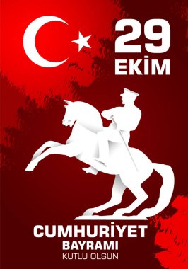 29 Ekim Cumhuriyet Bayramin kutlu olsun. Çeviri: 29 Ekim Mutlu Cumhuriyet Günü Türkiye.