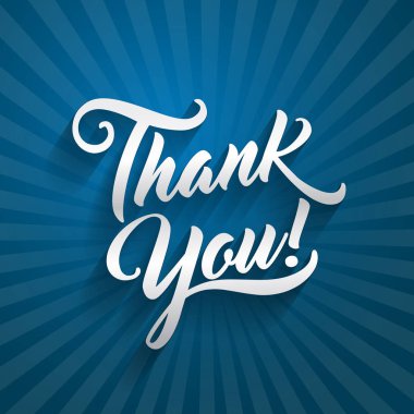 Teşekkür ederim güzel metin vektör çizim yazı. Teşekkür için sunuyu slayt tebrik kartı