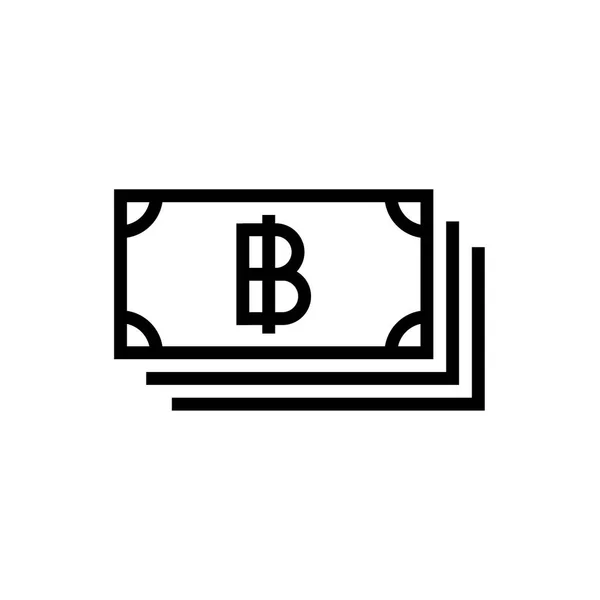 Bitcoin símbolo moneda dinero simple icono de estilo plano — Archivo Imágenes Vectoriales