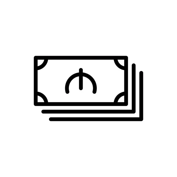 AZN Manat szimbólum valuta pénz egyszerű lapos stílusban ikon — Stock Vector