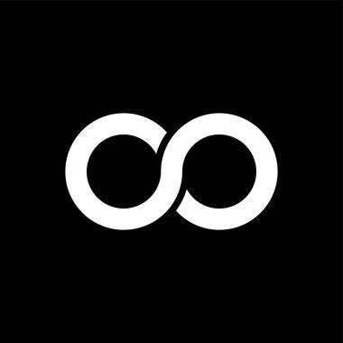 Sonsuzluk simgesi simgeleri illüstrasyon vektör. Sınırsız, sınırsız sembolü, işareti