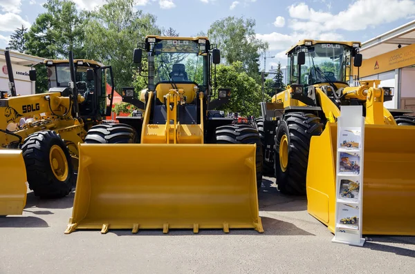 Kiev Ucrania Junio 2018 Tractor Presenta Xxx Exposición Agro Industrial — Foto de Stock
