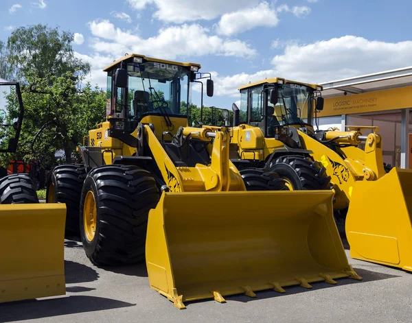 Kiev Ukraine June 2018 Tractor Presented Xxx International Agro Industrial Stock Picture