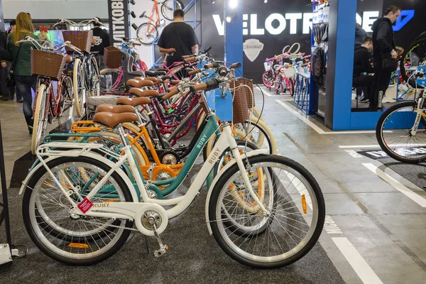 Nemzetközi kerékpáros kiállítás "Bike Expo 2019", Kijev, Ukrajna — Stock Fotó