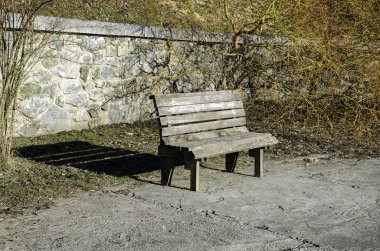 geri kalanı için ahşap Bank 