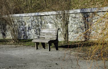 geri kalanı için ahşap Bank 