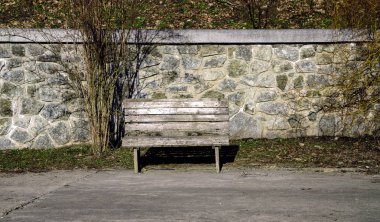 geri kalanı için ahşap Bank 