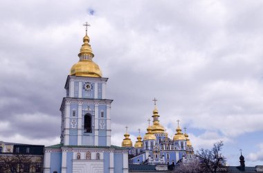 Altın kubbeli Ortodoks Hıristiyan Katedrali, St. Michael'ın Altın Kubbeli Katedrali