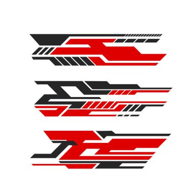 araba gövdesi ambalajı çıkartma vektörü