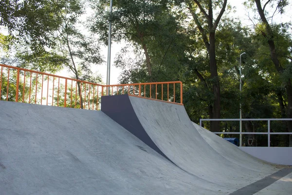 Béton Vide Skatepark Plaza Fond — Photo