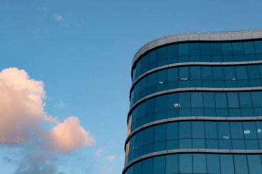 modern binaların yakın çekim 