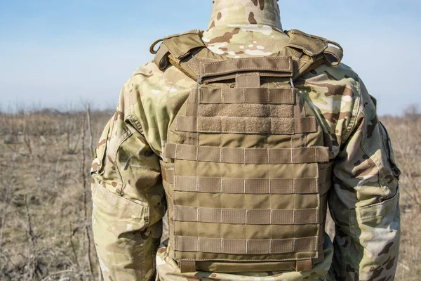 Close Army Uniform Soldier — Stock Photo, Image