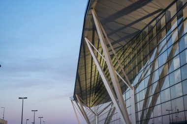 modern binaların yakın çekim