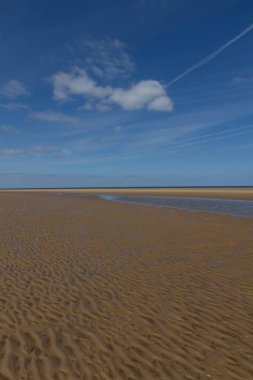 Dalgaların Wells-ileri--Sea, Norfolk, kum