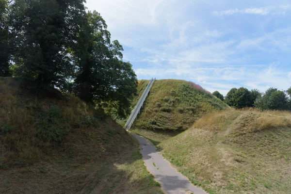 Patika ve Castle Hill Thetford, Norfolk içinde